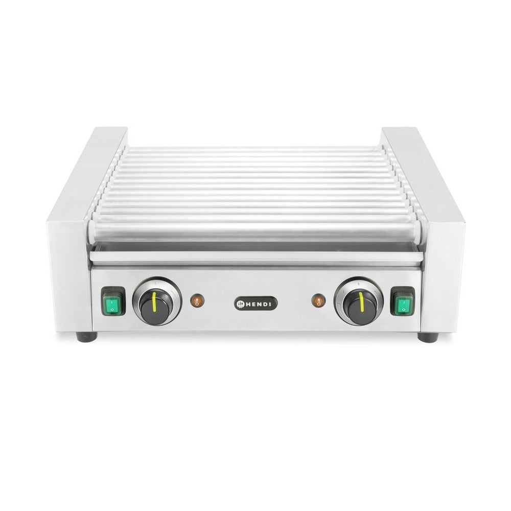 HENDI Rollengrill 14 Rollen, 2 Zonen – Rollenlänge 45 cm