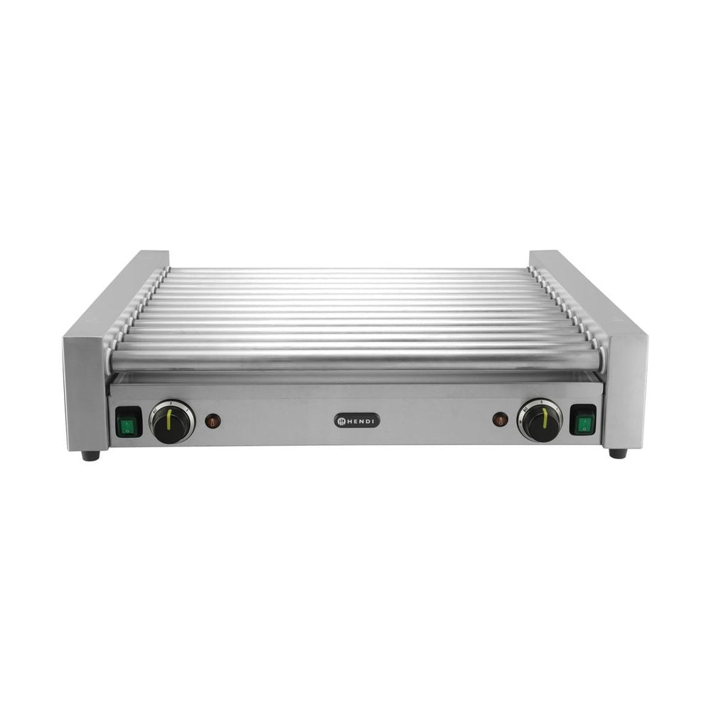 HENDI Rollengrill XL 14 Rollen, 2 Zonen – Rollenlänge 65 cm