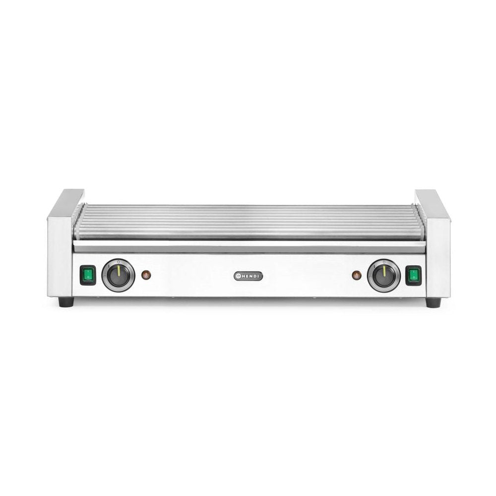 HENDI Rollengrill XL 14 Rollen, 2 Zonen – Rollenlänge 65 cm