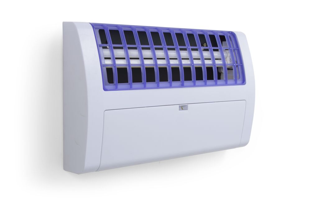 HENDI Insektenvernichter mit Klebeplatten – 120 m², 36 W
