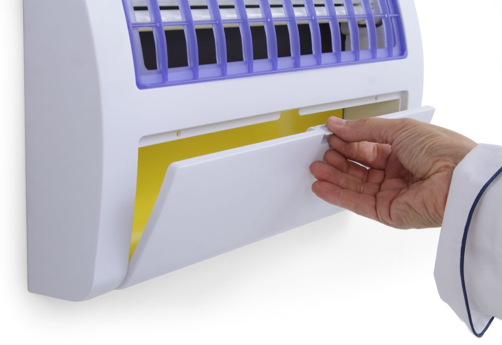 HENDI Insektenvernichter mit Klebeplatten – 120 m², 36 W