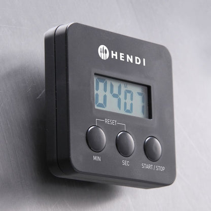 HENDI Digitale Küchenuhr – bis 99:59 Min., Magnetclip