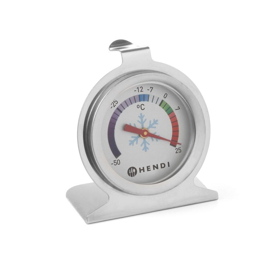 HENDI Kühlschrankthermometer Edelstahl – -50 bis +25 °C HENDI