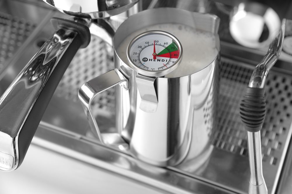 HENDI Thermometer für Milchschaum – Ø 44 mm, mit Clip HENDI