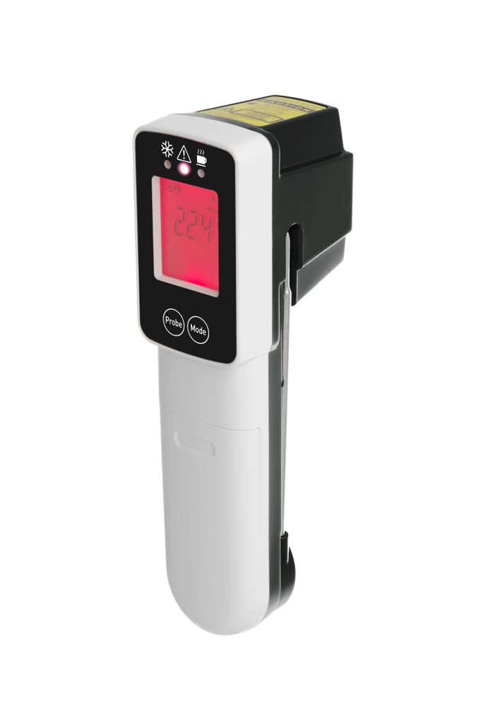 HENDI Infrarot-Thermometer mit Klappsonde – -60 bis +350 °C