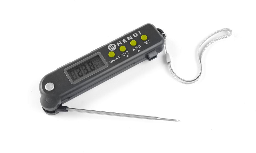 HENDI Thermometer mit einklappbarer Sonde – −50 bis +300 °C