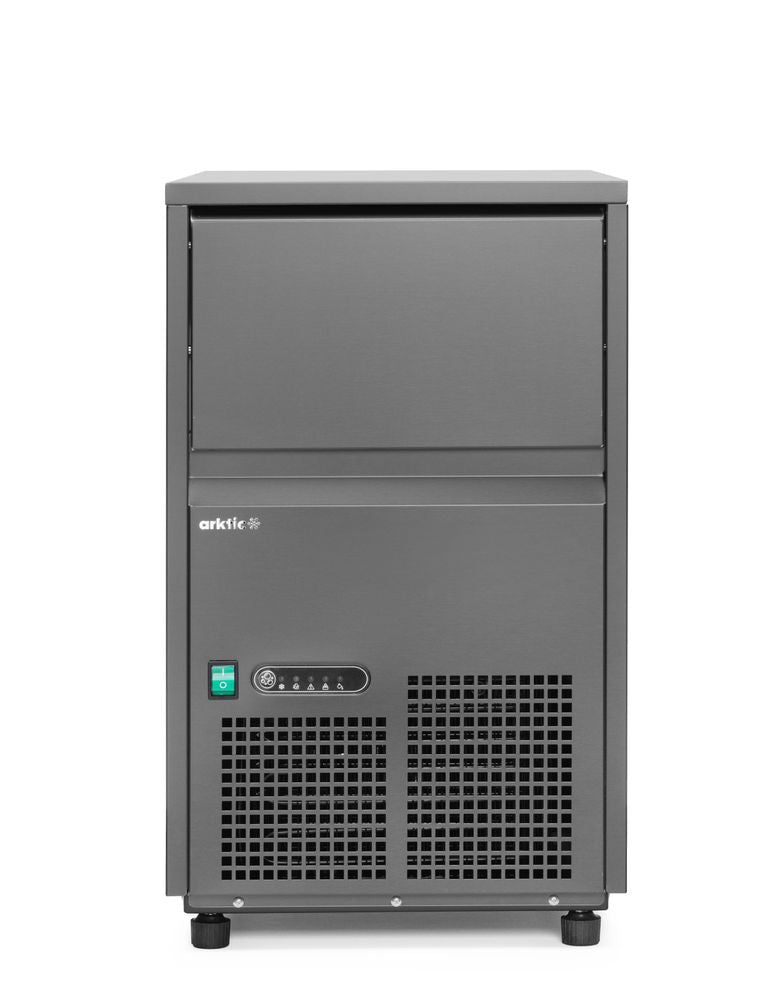 Arktic Eiswürfelmaschine Schwarz – 22 kg/24 h, 6-kg-Behälter
