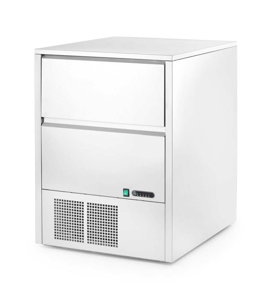 Arktic Eiswürfelmaschine Silber – 60 kg/24 h, 30-kg-Behälter