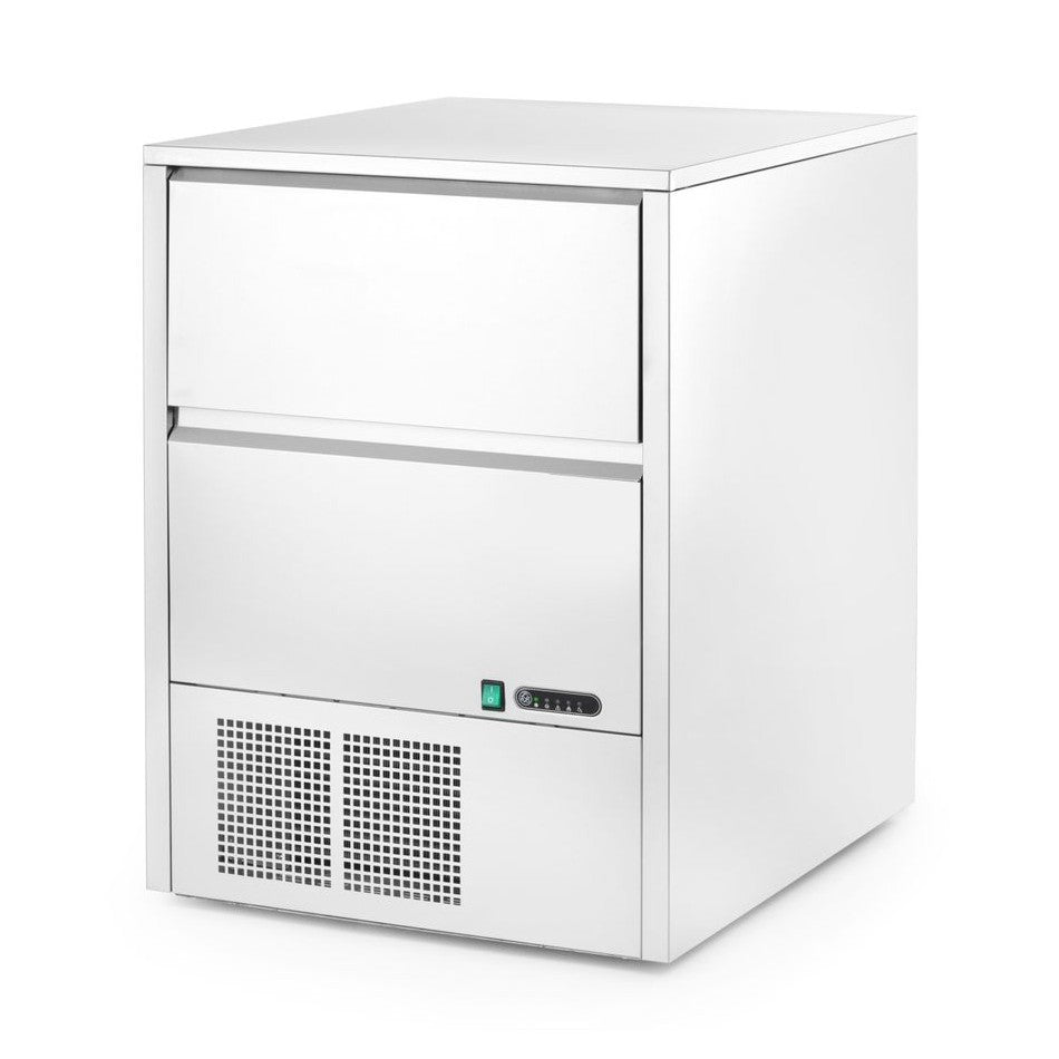 Arktic Eiswürfelmaschine Silber – 60 kg/24 h, 30-kg-Behälter