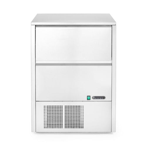 Arktic Eiswürfelmaschine Silber – 60 kg/24 h, 30-kg-Behälter