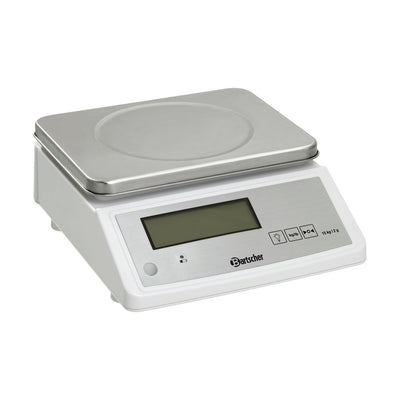 Bartscher electronic kitchen scale – 15 kg, 2 g increments