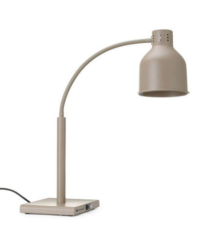 HENDI Wärmelampe mit flexiblem Arm – Beige, 250 W
