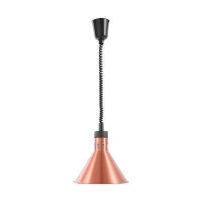 HENDI Conical Heat Lamp, Height-Adjustable – Copper
