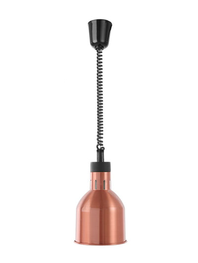 HENDI cylindrical heat lamp, height-adjustable – copper