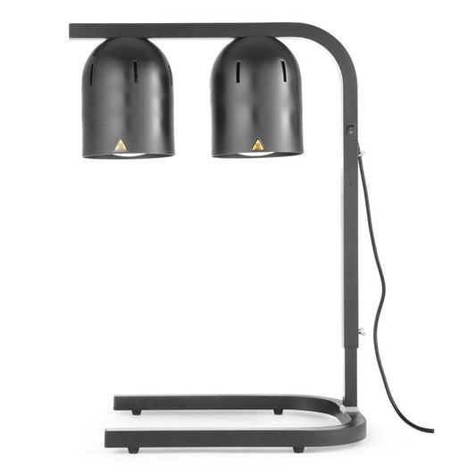 Wärmebrücke mit 2 Infrarotlampen, HENDI, Schwarz, 230V/250W, 453x360x H 790mm HENDI