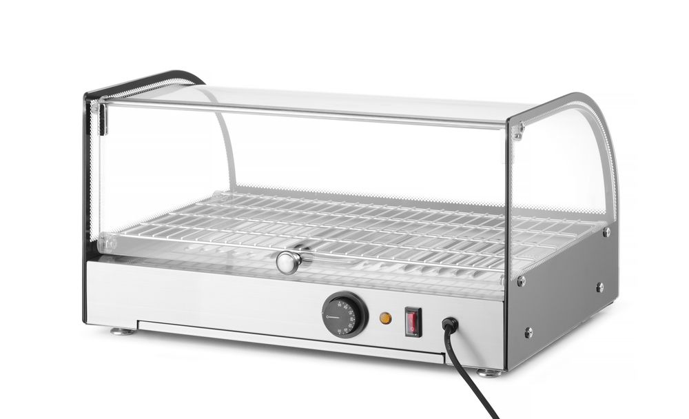 HENDI Beheiztes Thekendisplay schwarz – einzeln, 25 L, 800 W HENDI