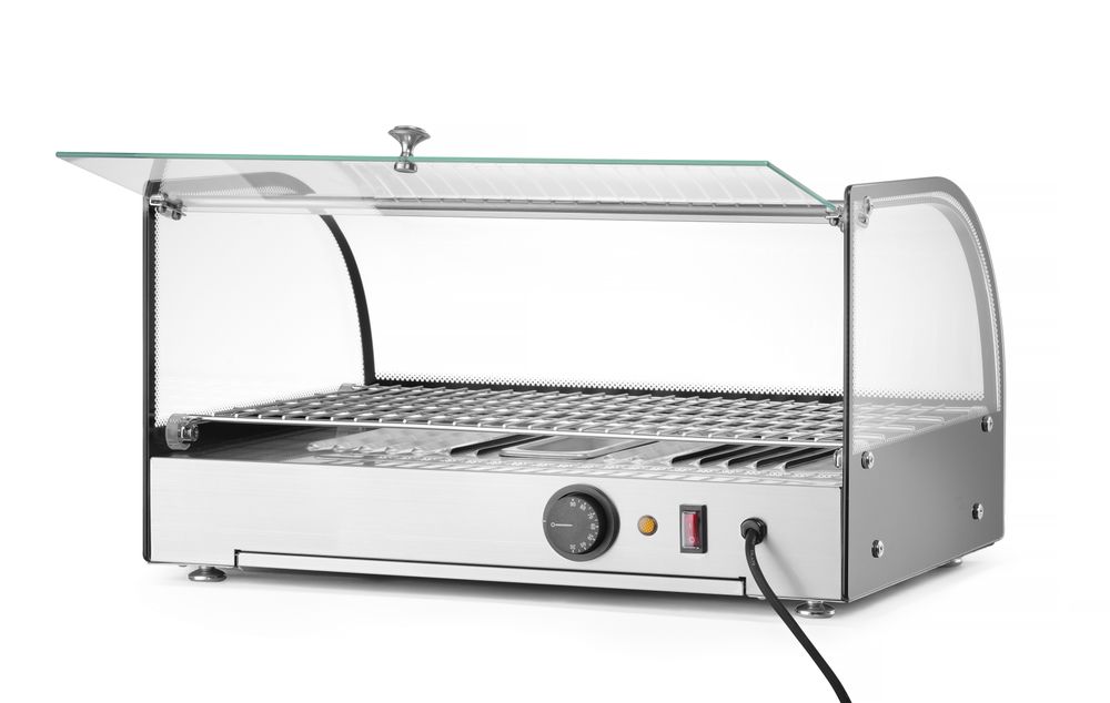 HENDI Beheiztes Thekendisplay schwarz – einzeln, 25 L, 800 W HENDI