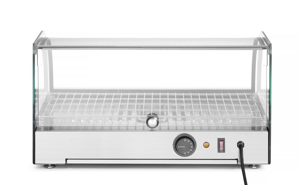 HENDI Beheiztes Thekendisplay schwarz – einzeln, 25 L, 800 W HENDI