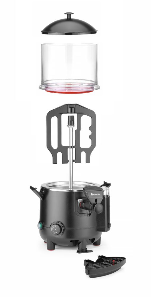 HENDI Heisse-Schokolade-Spender 5 L – Bain-Marie, Rührwerk