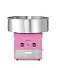 HENDI Zuckerwattemaschine – rosa, 230 V, mit Zuckerspender HENDI