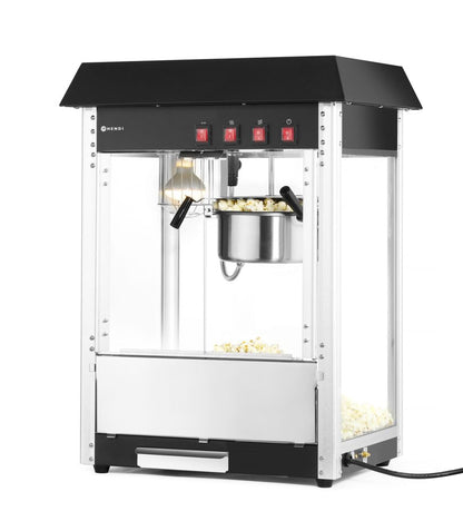 HENDI Popcorn-Maschine – schwarz, 150 g pro Durchgang