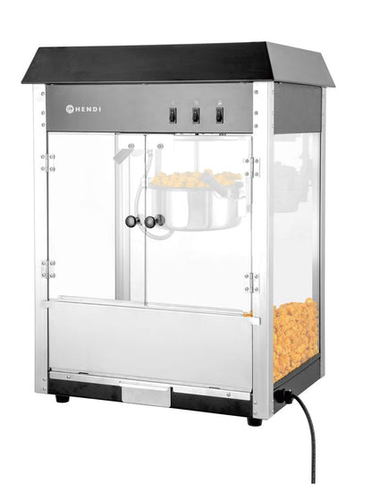 HENDI Popcorn-Maschine – schwarz, 150 g pro Durchgang