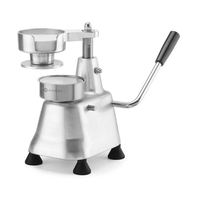 HENDI Hamburger Press Ø 100 mm – Aluminum, automatically lifts patty