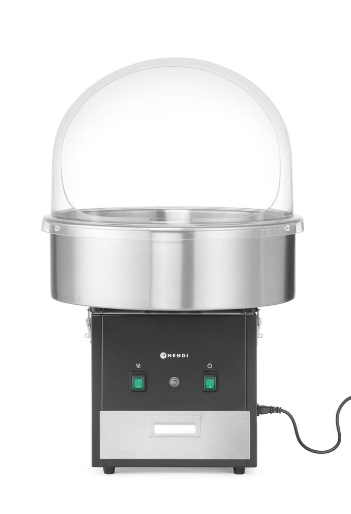 HENDI Zuckerwattemaschine Schwarz – 1130 W