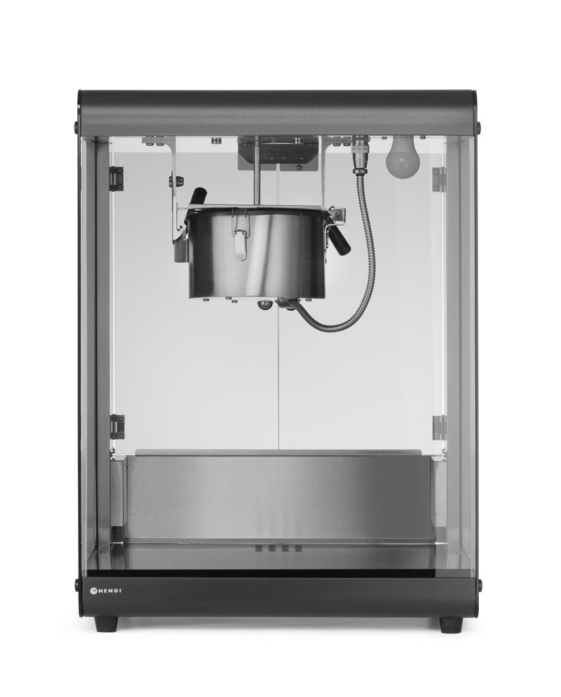 HENDI Popcornmaschine 80 l – Schwarz, 150 g pro Zyklus