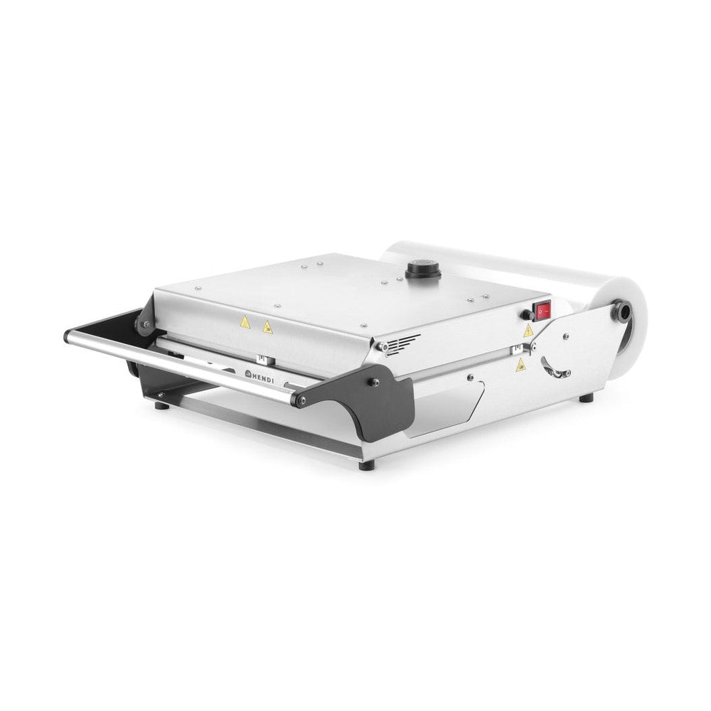 HENDI Schalenversiegelungsmaschine DUAL – Folie bis 420 mm Breite