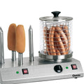 Bartscher Hot-Dog-Gerät – 4 Toaststangen, Glaszylinder Ø 200 mm Bartscher