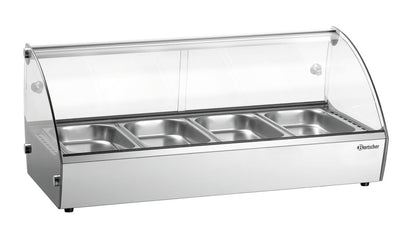 Bartscher Heisse Aufsatzvitrine 4x GN 1/3 – 30 bis 90 °C