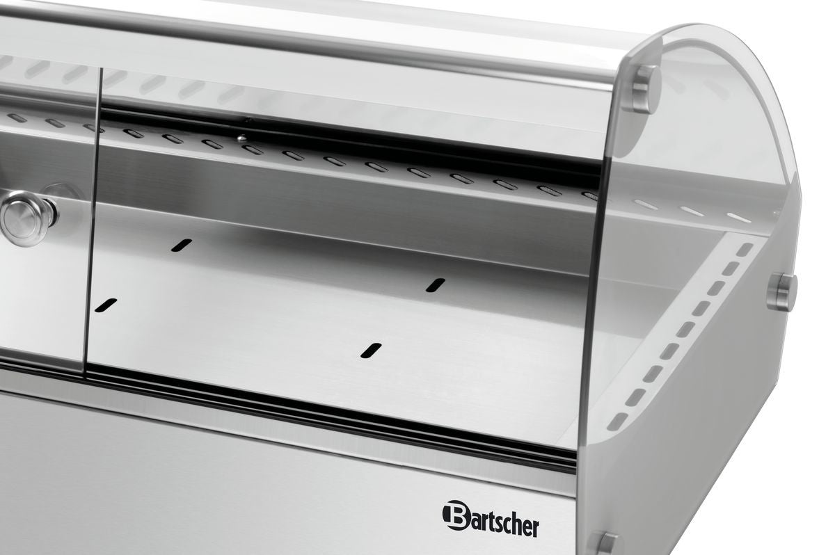 Bartscher Heisse Aufsatzvitrine 4x GN 1/3 – 30 bis 90 °C Bartscher