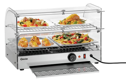Bartscher Heisse Theke 5200-2ER – 2 Ebenen, LED, 45 L