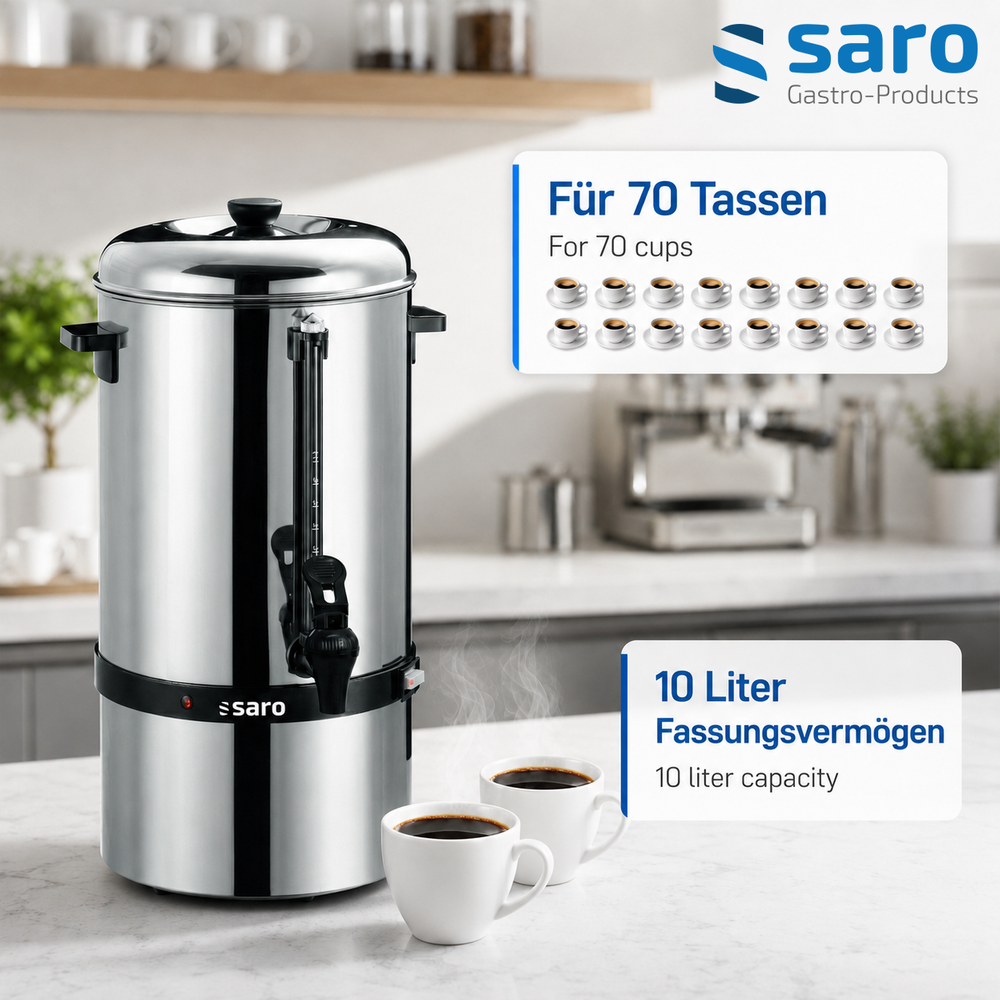 SARO Rundfilter-Kaffeemaschine SAROMICA 6010 – 10 Liter