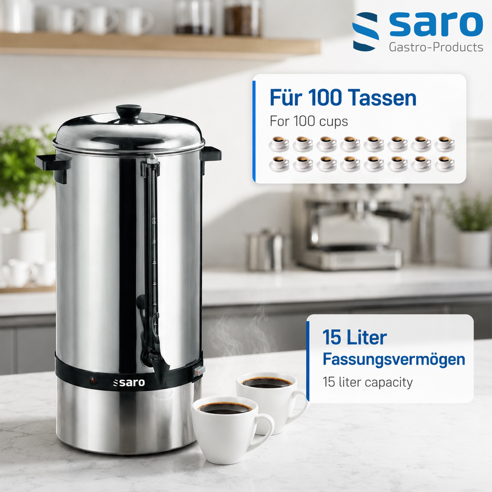 SARO Rundfilter-Kaffeemaschine SAROMICA 6015 – 15 Liter