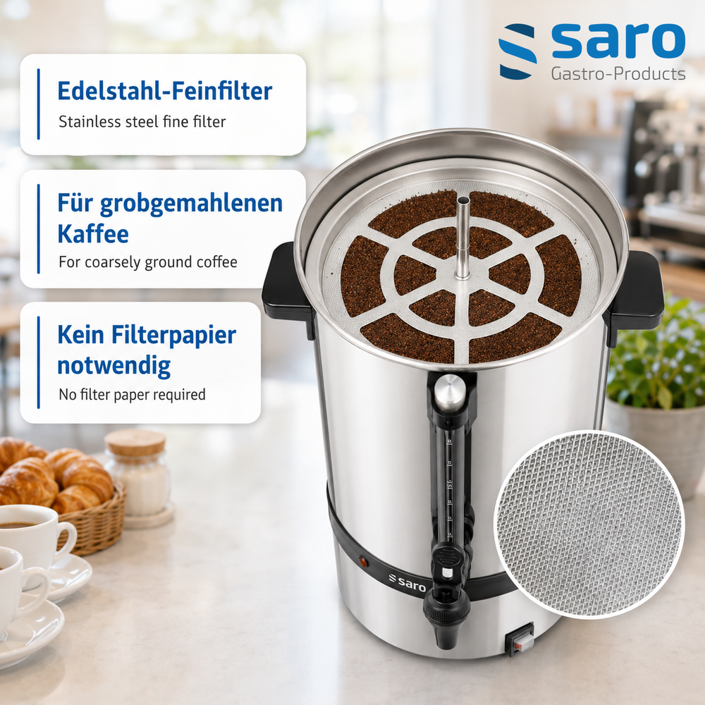 SARO Rundfilter-Kaffeemaschine SAROMICA 6015 – 15 Liter
