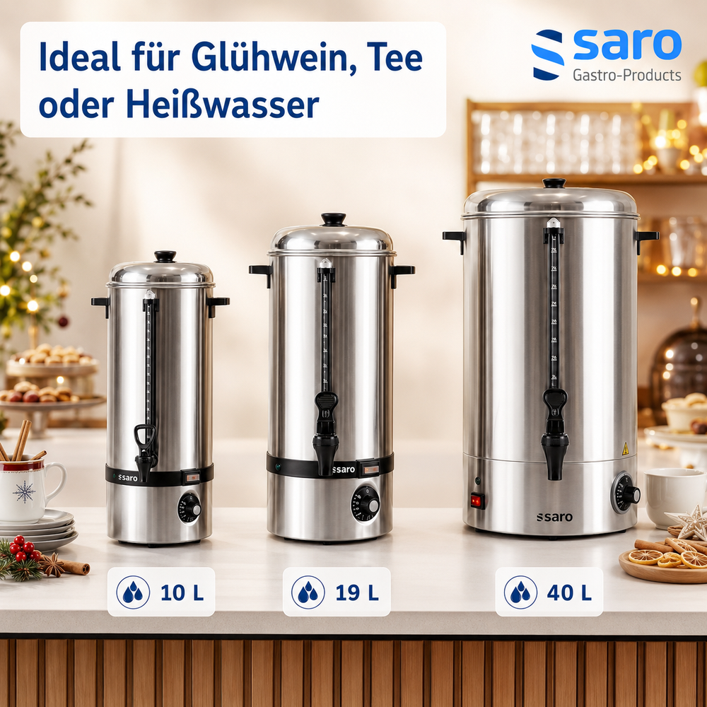 SARO Glühweinkocher HOT DRINK – Edelstahl