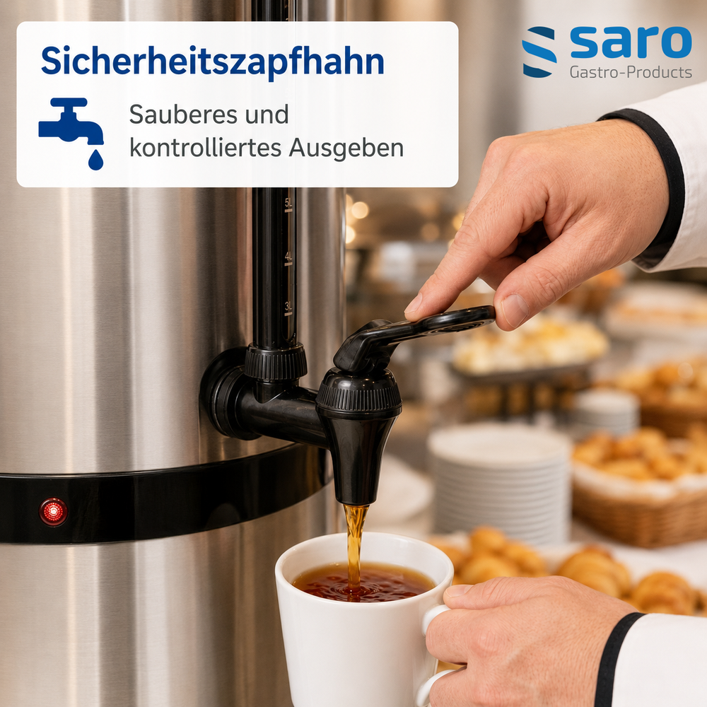 SARO Glühweinkocher HOT DRINK – Edelstahl