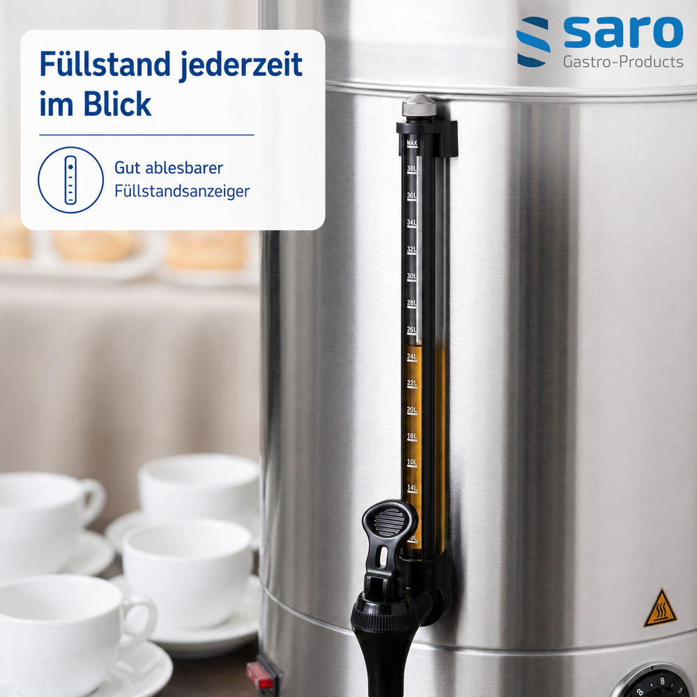 SARO Glühweinkocher HOT DRINK – Edelstahl