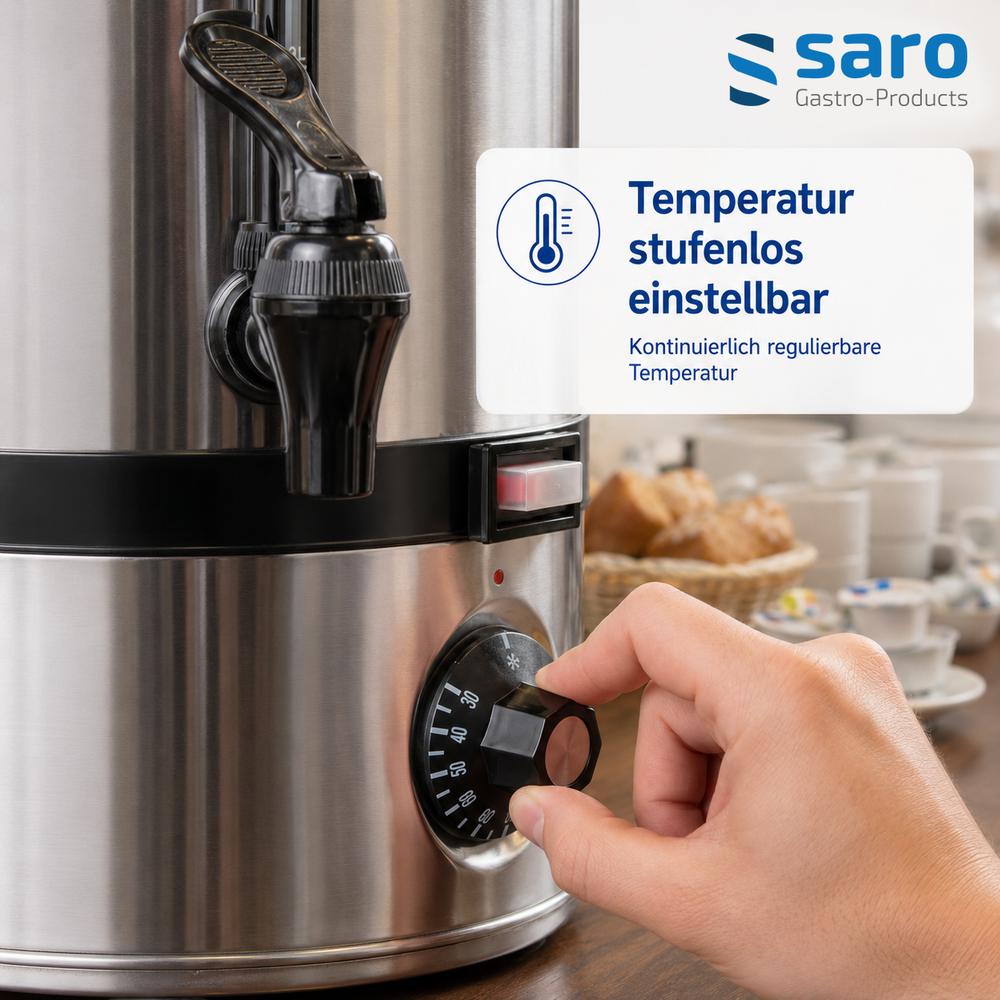 SARO Glühweinkocher HOT DRINK – Edelstahl