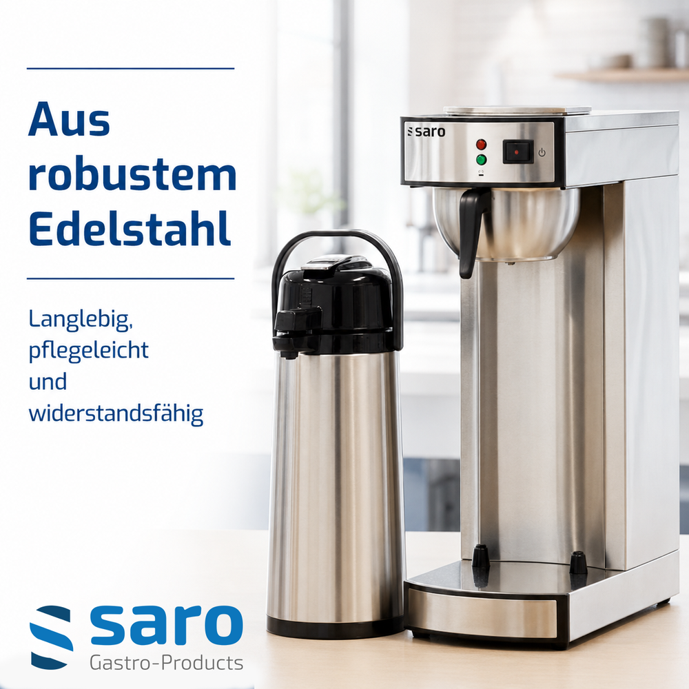 SARO Kaffeemaschine SAROMICA THERMO 24 – Pumpkanne 2,2 L