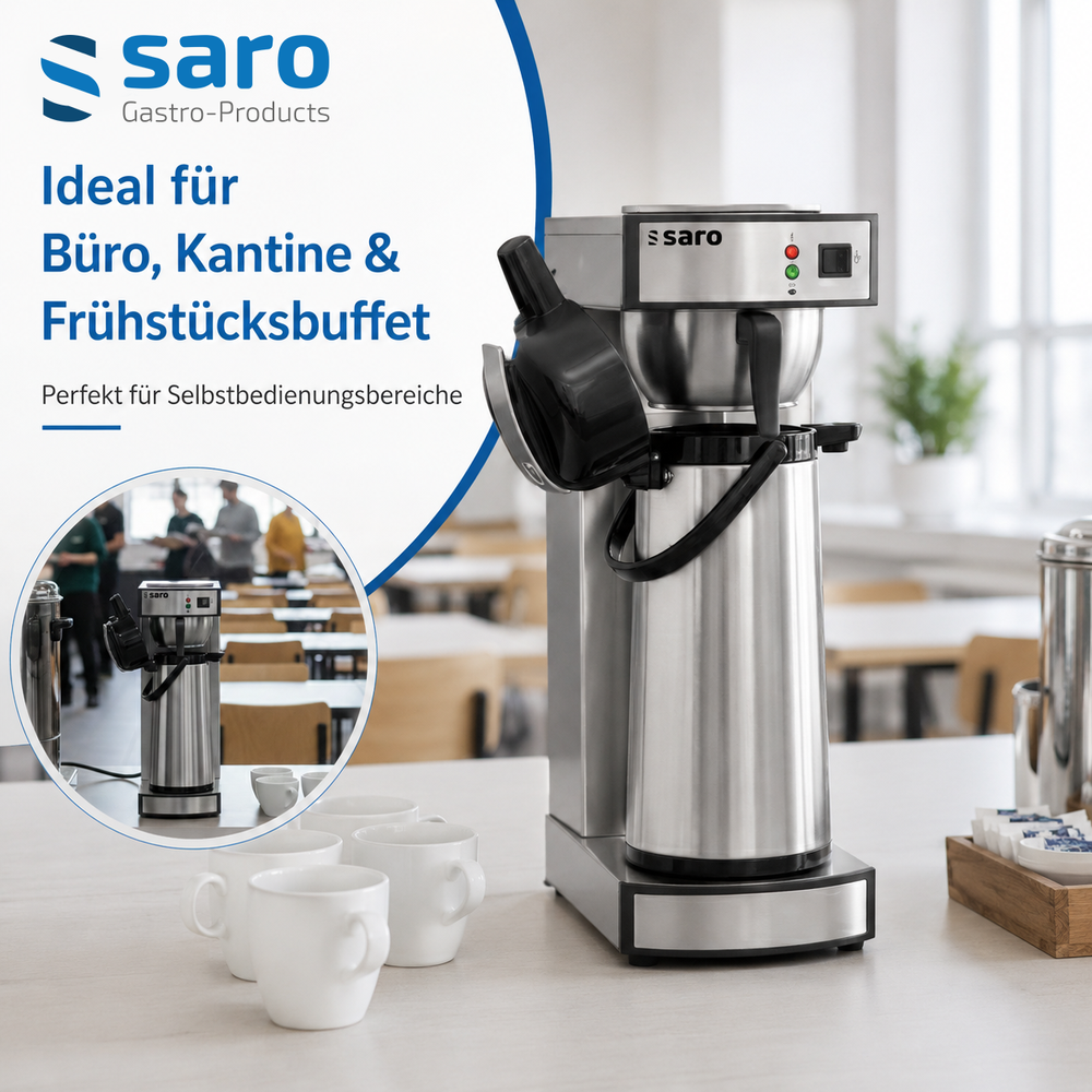 SARO Kaffeemaschine SAROMICA THERMO 24 – Pumpkanne 2,2 L