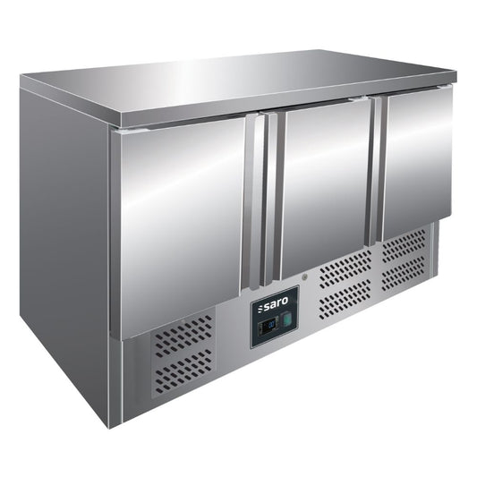 SARO Kühltisch mit 3 Türen, Modell VIVIA S 903 S/S TOP SARO