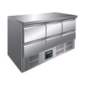 SARO Kühltisch mit 6 Schubladen, VIVIA S 903 S/S TOP 6x 1/2 GN SARO