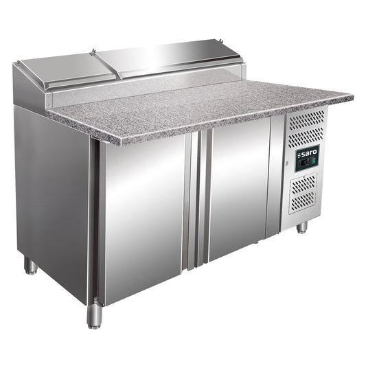 SARO Belegstation 1/3 GN mit Granitarbeitsplatte, Modell SH 1500 SARO