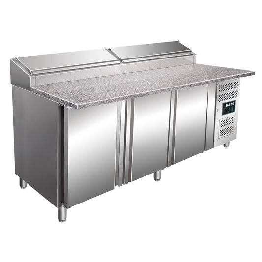 SARO Belegstation 1/3 GN mit Granitarbeitsplatte, Modell SH 2000 SARO