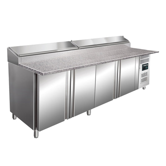 SARO Belegstation 1/3 GN mit Granitarbeitsplatte, Modell GN SH 2500 SARO