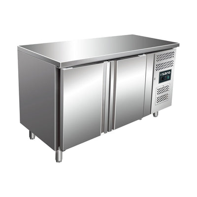 SARO Refrigerated Counter SNACK 2100 TN – 2 Doors, Only 600 mm Deep