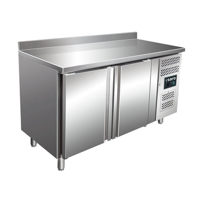 SARO Refrigerated Counter SNACK 2200 TN – 2 Doors, 100 mm Upstand